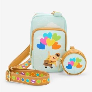 Loungefly Disney Pixar Up Russell Heart Balloons
Crossbody Bag with Coin Purse